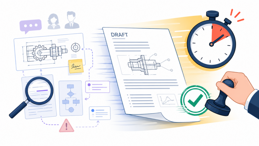The attorney sends a draft. The founder is in the middle of fundraising, hiring, sales calls, and product fires.