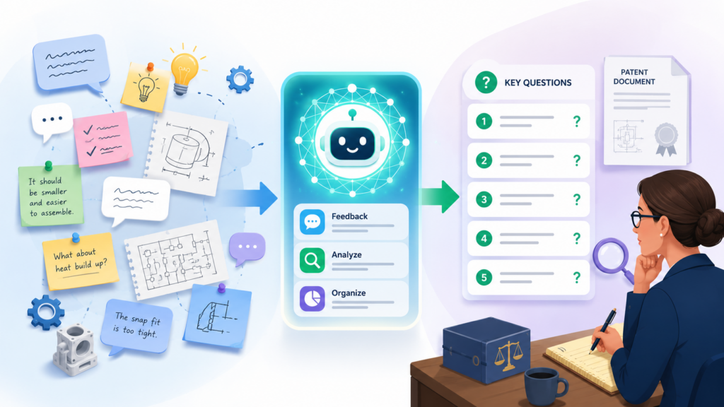 One of the best uses of AI is not summarizing. It is helping the patent attorney ask better questions. A good question can unlock the whole invention.