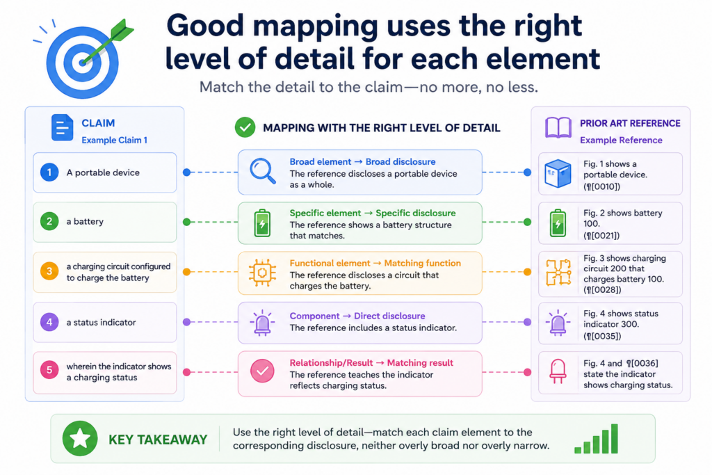 Some elements are simple and can be mapped with a short explanation and one clear source. Other elements are more complex and need more support. The skill is knowing the difference.