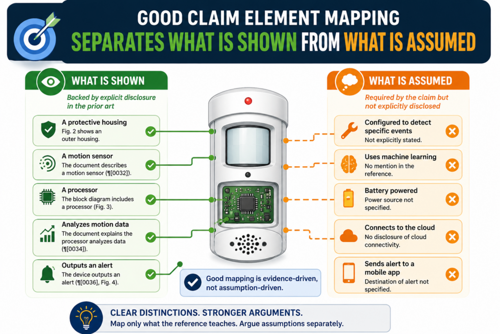 A strong claim chart does not make the reader guess. It shows what is known, where it is shown, and why it matters. That sounds simple, but it takes discipline. Many charts become weak because they mix facts with assumptions.