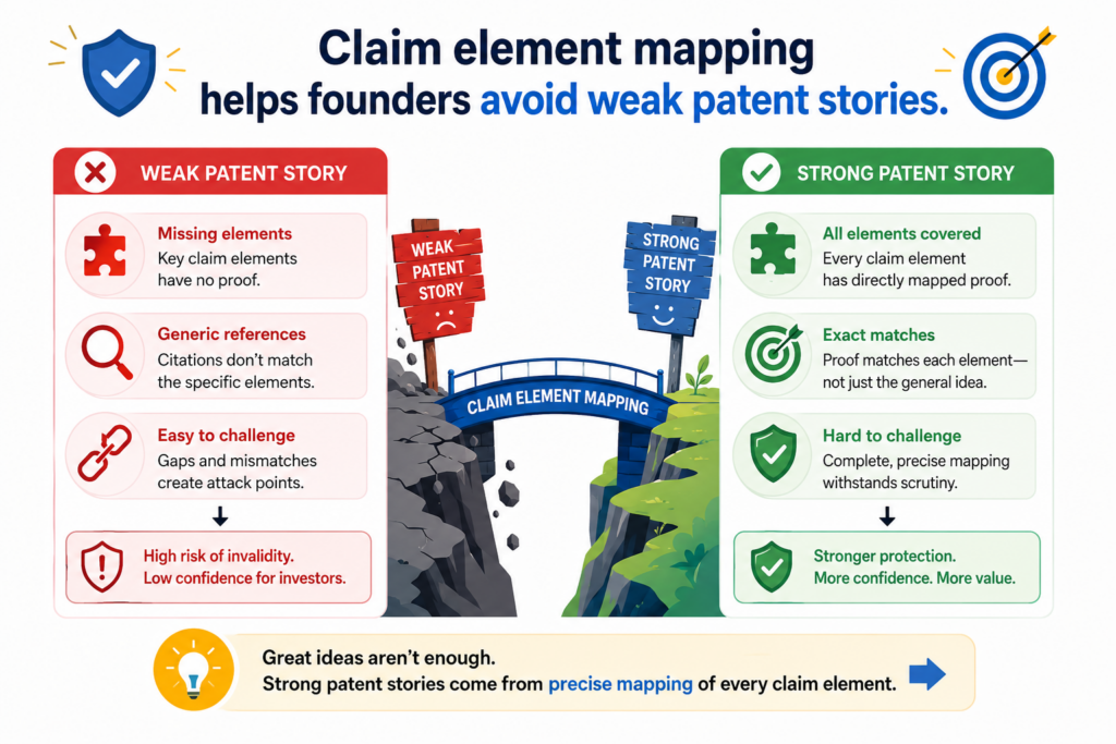A weak patent story usually does not fail all at once. It starts with small gaps. A feature is described too broadly. A key step is left out. A product detail is assumed instead of shown.