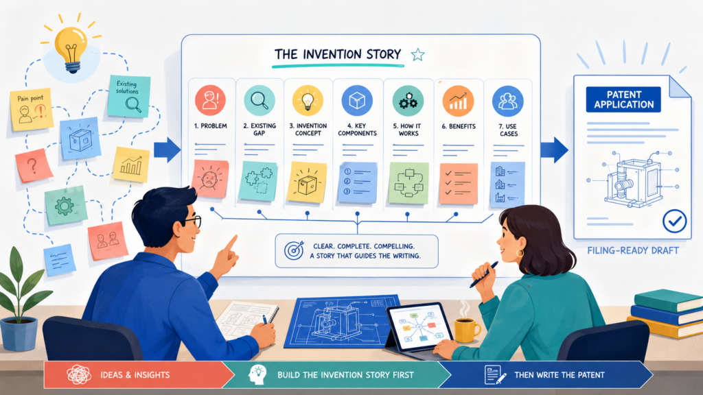 The fastest patent workflow starts before the attorney writes a single formal sentence. It starts with the invention story.