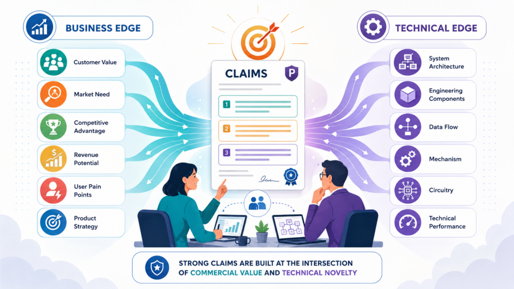 Claims are the part of the patent that define the protection being sought. Founders do not need to write them alone, but they do need to help shape them. A patent claim that misses the company’s real edge can be a costly mistake.