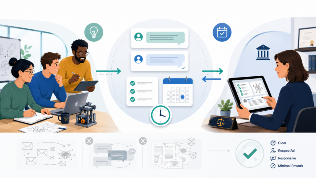 Inventors are the source of the technical truth. Without them, the draft can become thin, wrong, or too narrow. But inventors are also busy. If the tracking system creates too much noise, they will stop engaging.