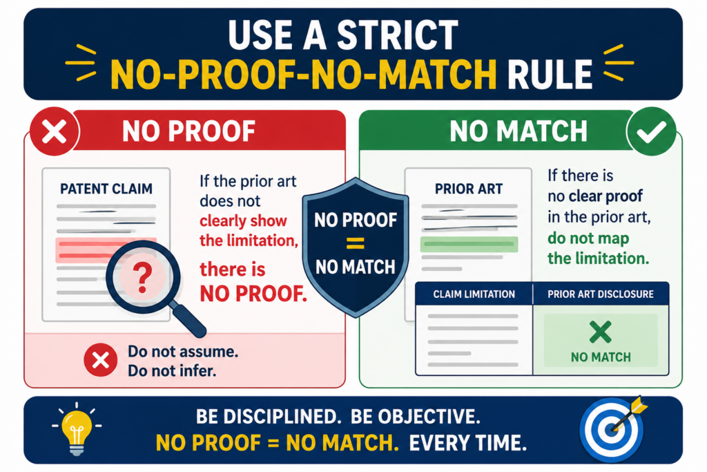 The simplest safety rule is also the hardest to follow under pressure. If there is no proof, there is no match. Not maybe. Not probably. Not “the product must do this somehow.” No proof means the row is not ready.