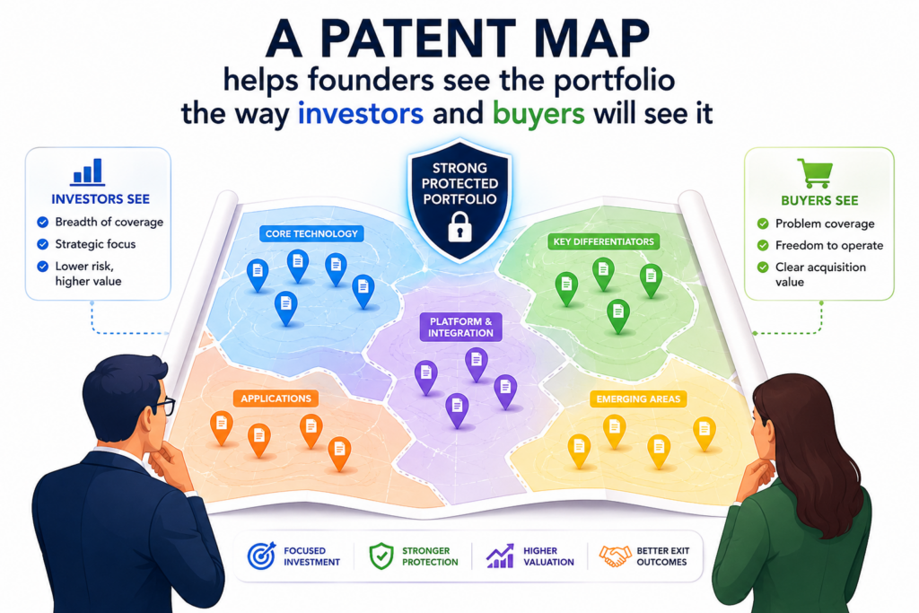 When an investor asks about your patents, they are usually not asking for a long list of filing numbers. They want to know whether your company has protected the parts of the business that matter.