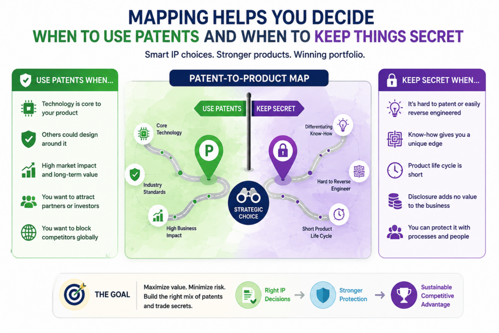 Not every valuable invention should be handled the same way. Some ideas may be right for patent filing.