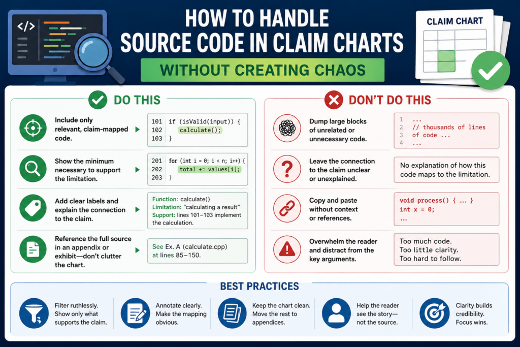 Source code can be the strongest evidence in a software patent case, but it can also create major confusion.