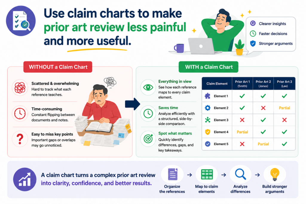 Prior art review can feel like a slow walk through a foggy room. You may have old patents, papers, product docs, examiner citations, and search results scattered across the team. Everyone may have a different opinion about which reference matters most.