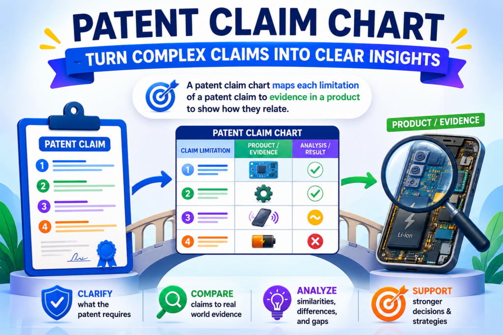 A claim chart is not made to look smart. It is made to make things clear. Before you build one, you need to know what job it is doing.