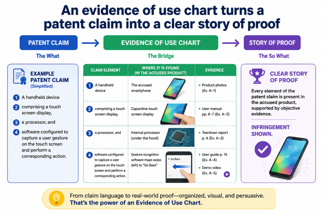 A patent can look strong on paper, but the real test comes when you need to show that a real product is using the idea. This is where many founders get stuck.
