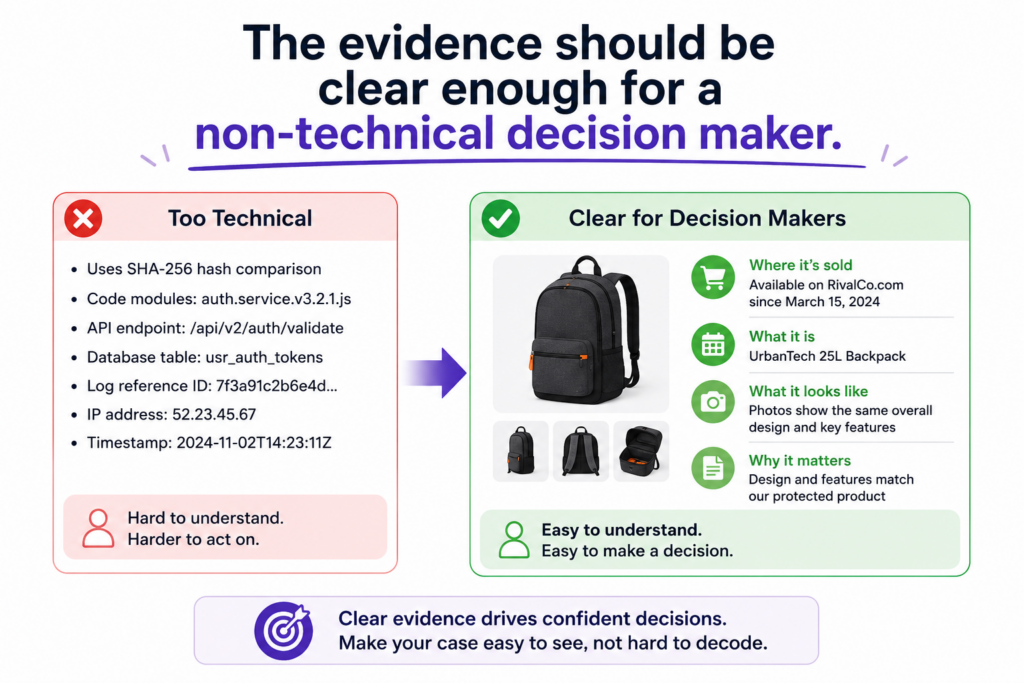 Your chart may be based on deep technical work, but it should not read like an internal engineering note. Many important readers will not be engineers.
