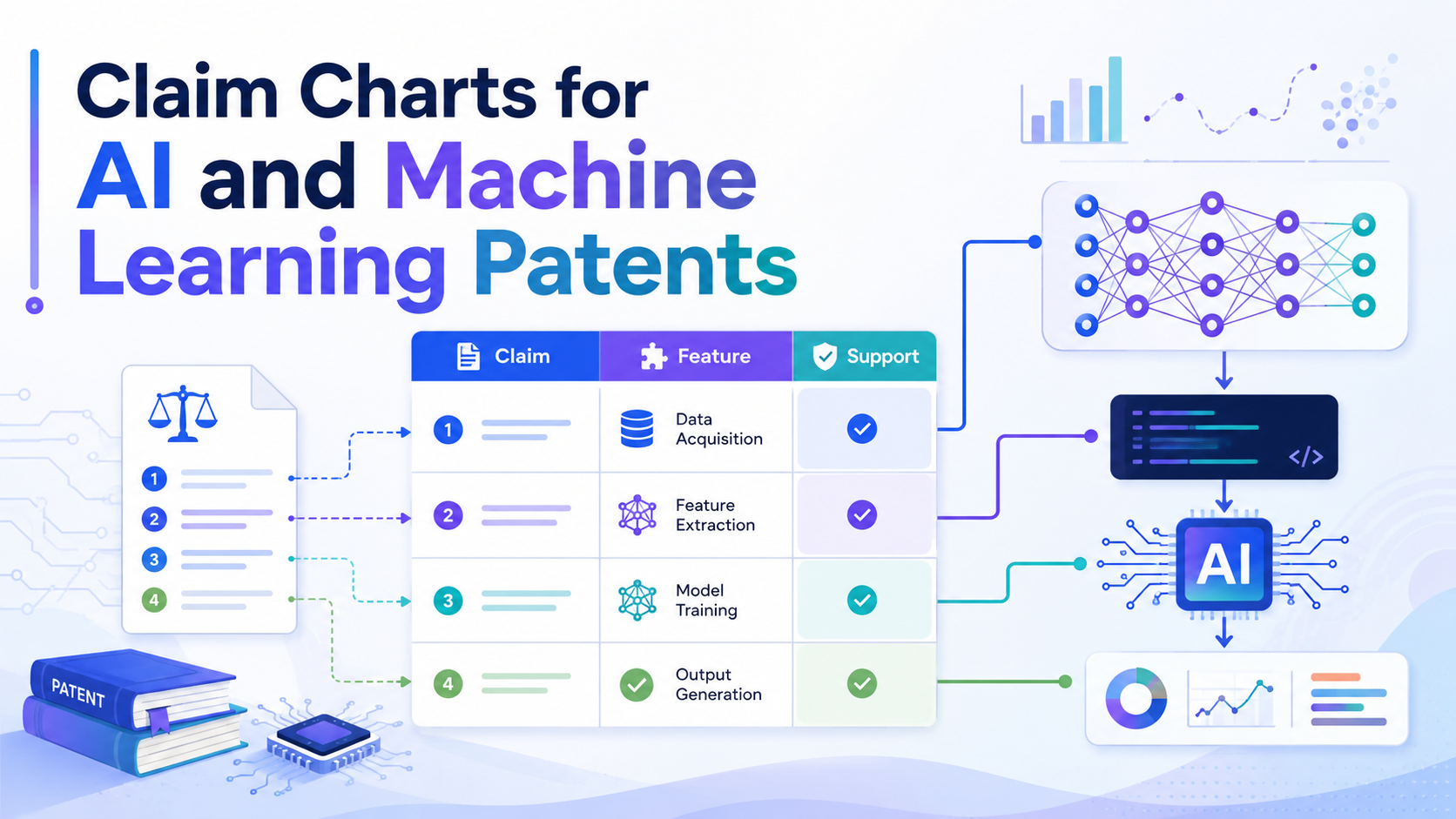 Claim Charts for AI and Machine Learning Patents