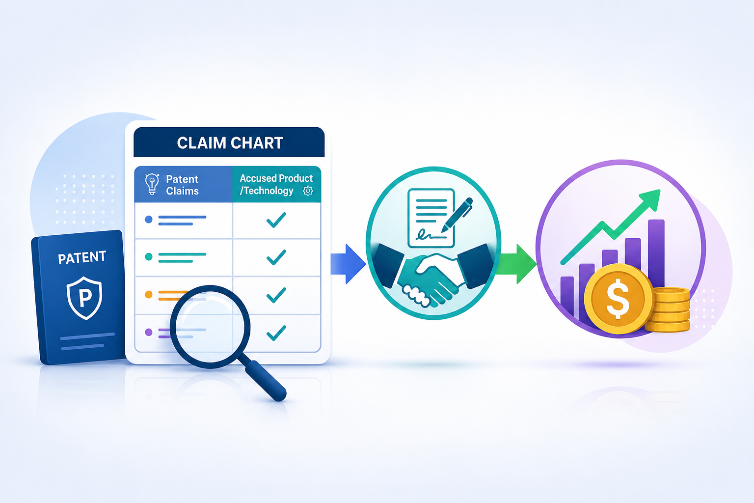 Using Claim Charts for Licensing and Patent Monetization