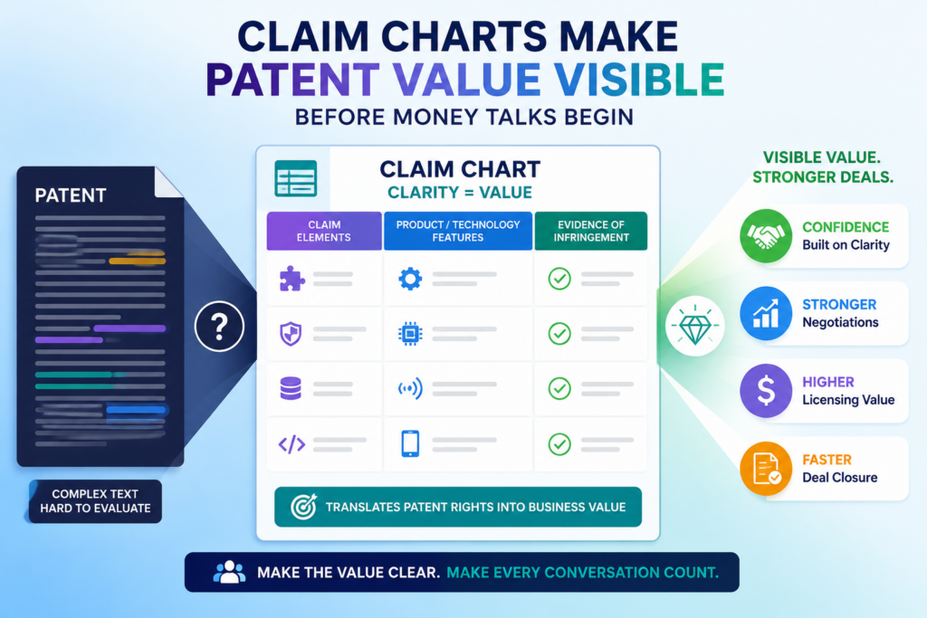 A patent by itself is not always easy to sell, license, or explain. It may cover a strong invention, but the value can stay hidden if the reader has to work too hard to understand it.
