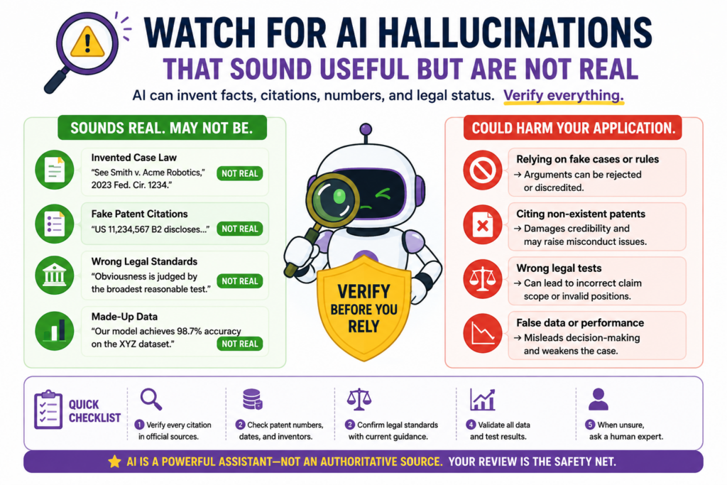 An AI-generated draft may include details your team never built, never tested, or never planned. These details can sound helpful.
