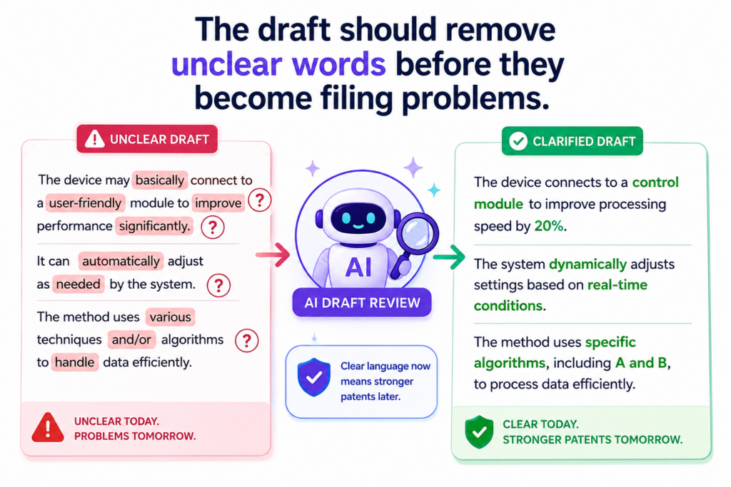Unclear words are quiet risks. They may not look dangerous during drafting, but they can create trouble later.