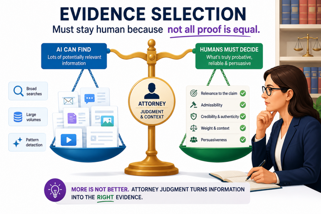 A claim chart lives or dies on evidence. A chart can look full and still be weak if the proof is poor. A chart can be short and still be strong if the proof is direct.