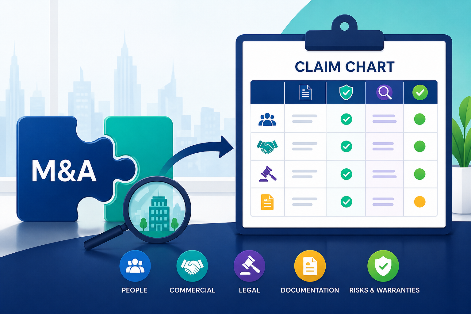 Claim Charts in M&A Due Diligence: What Buyers Want to See