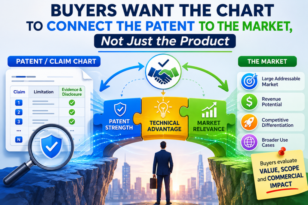 A strong claim chart does not try to make every patent look perfect. Buyers know that no patent is perfect.