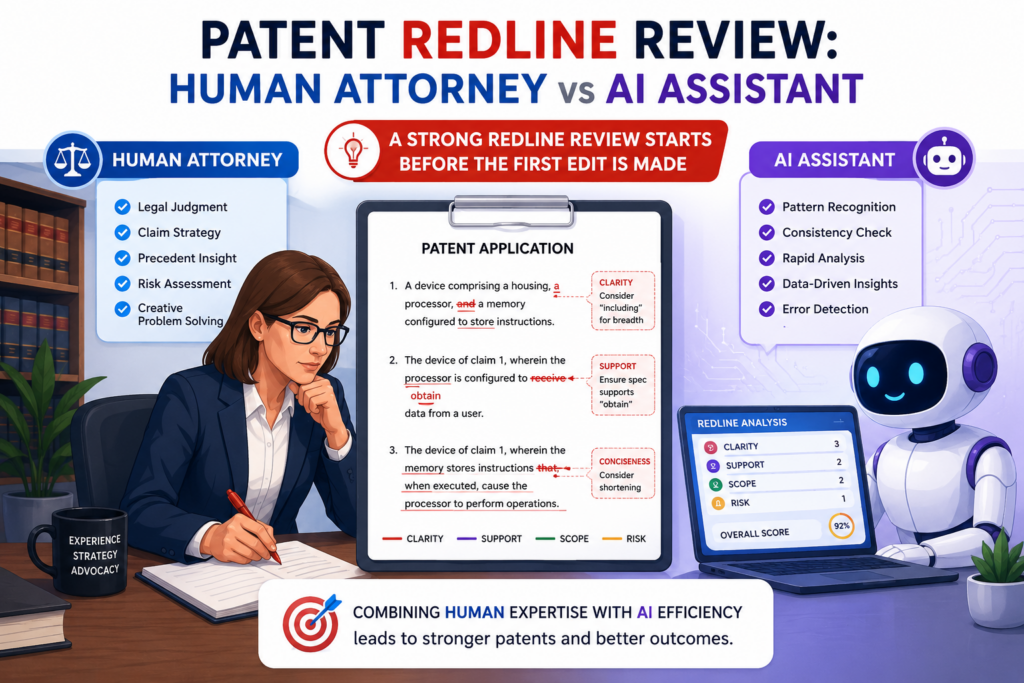 A good patent redline review does not begin when someone opens the document. It begins before that. It begins when the founder, engineer, and reviewer agree on what the patent is meant to protect. 