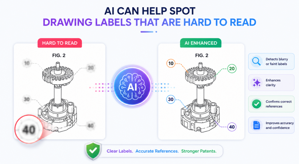 Some callout problems are not about the wrong number. They are about the drawing itself. A label may be too small.