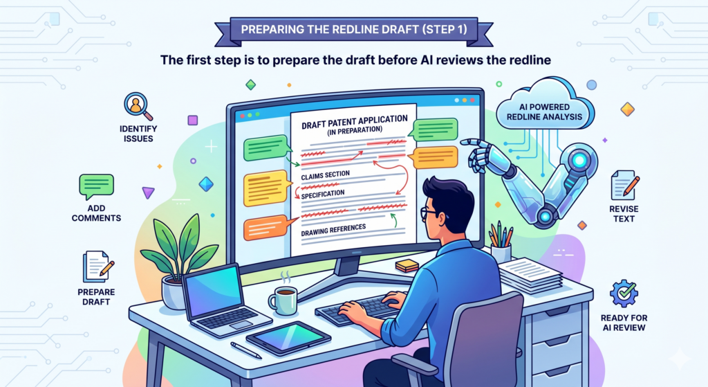 AI works best when the input is clean. That means your team should not drop a messy, half-finished patent draft into an AI workflow and expect perfect results.