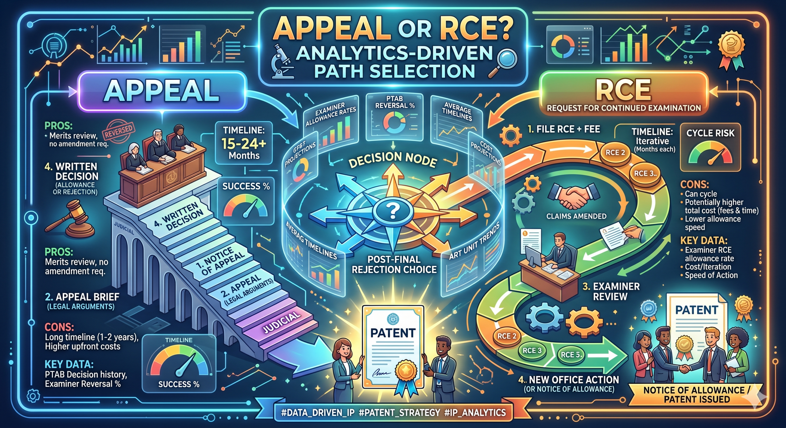Appeal or RCE? Analytics-Driven Path Selection