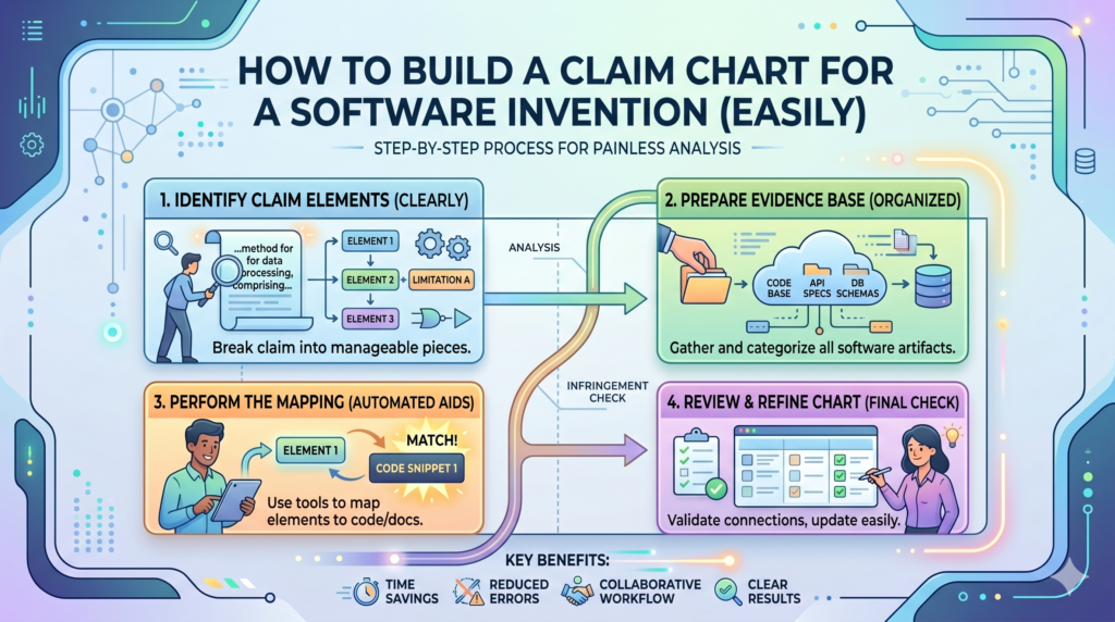 A claim chart should not feel like a giant legal project. It should feel like a smart product exercise.
