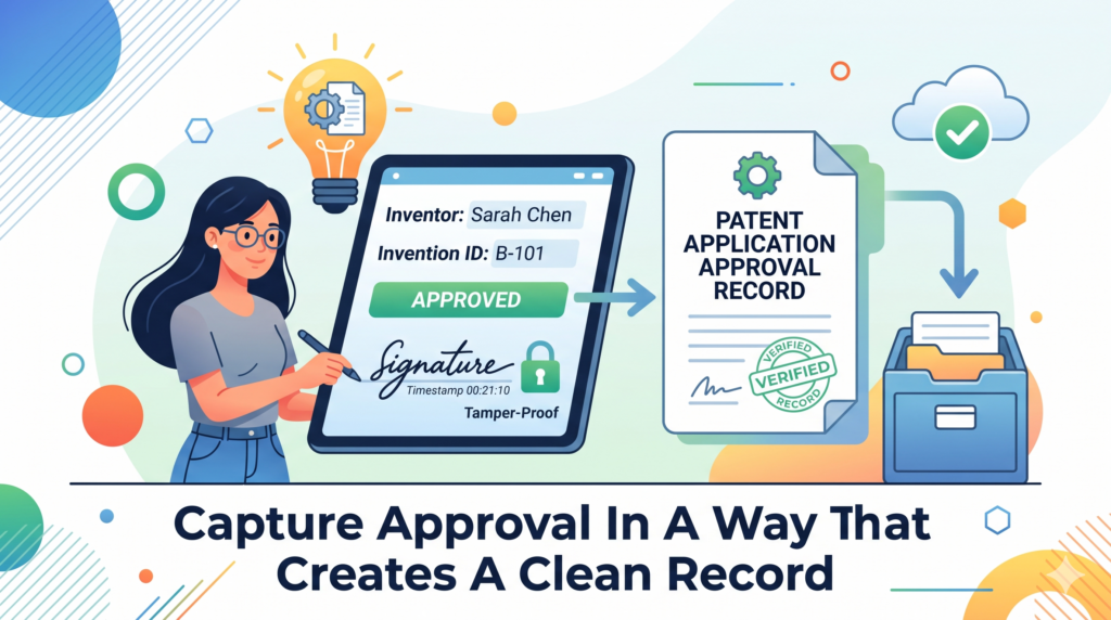 Inventor approval is only useful if the record is clear. A vague approval may feel fine in the moment, but it can become a problem later.