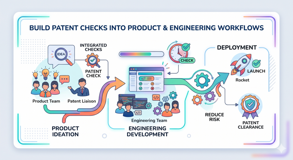The best patent review process is not separate from the way the company builds. It sits inside the work. 
