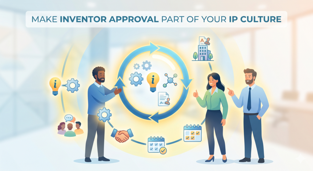 Inventor approval becomes much easier when your team sees patents as part of building, not as legal paperwork that appears at the end.