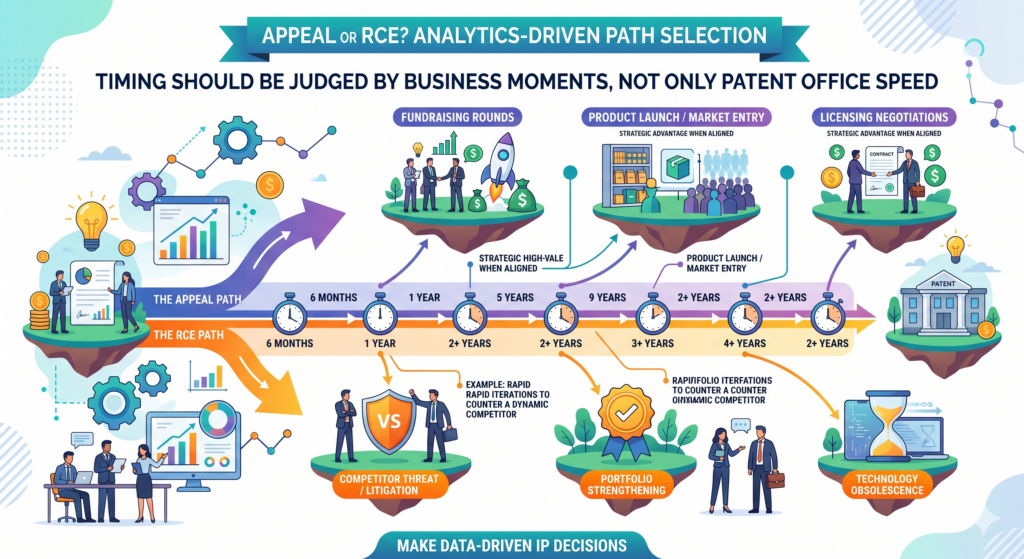 Time matters in patent work, but not all delay is equal. A three-month delay before a funding round may matter a lot.