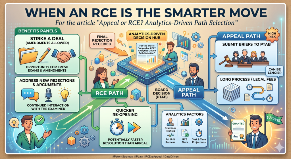 An RCE can be a strong move when there is still useful room to improve the claims. The key word is useful.