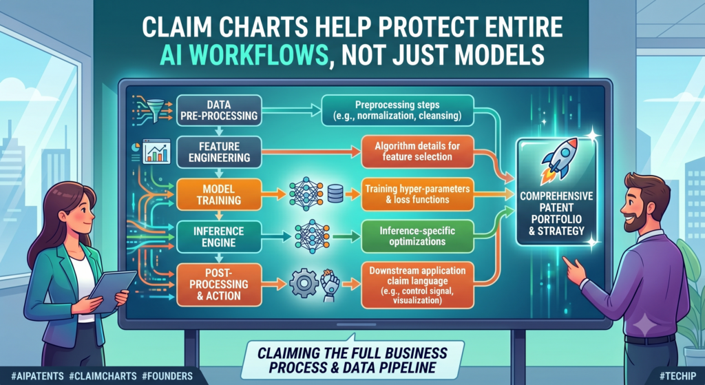 That is not always true. In many cases, the more valuable invention is the workflow around the model. The model may be known, but the way the system uses it may be new and important.