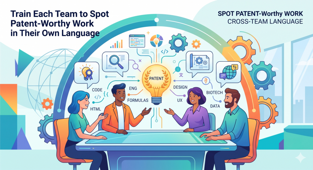 A repeatable patent review process only works when each team knows what to look for. You cannot expect engineers, product managers, designers, researchers, sales leaders, and founders to spot inventions the same way. 