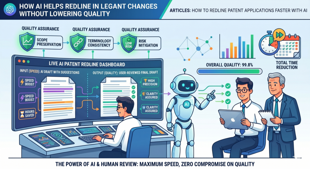 Some founders worry that using AI means rushing. That is a fair concern. A patent application is not something to treat lightly.