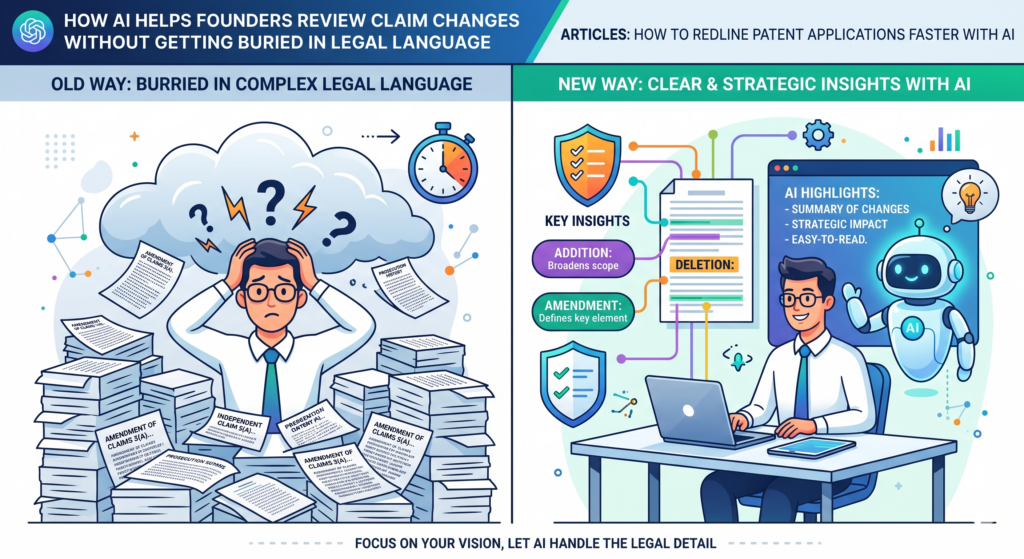 Claims are the part of the patent application that most founders want to avoid reading. They can look strange. They can feel stiff.